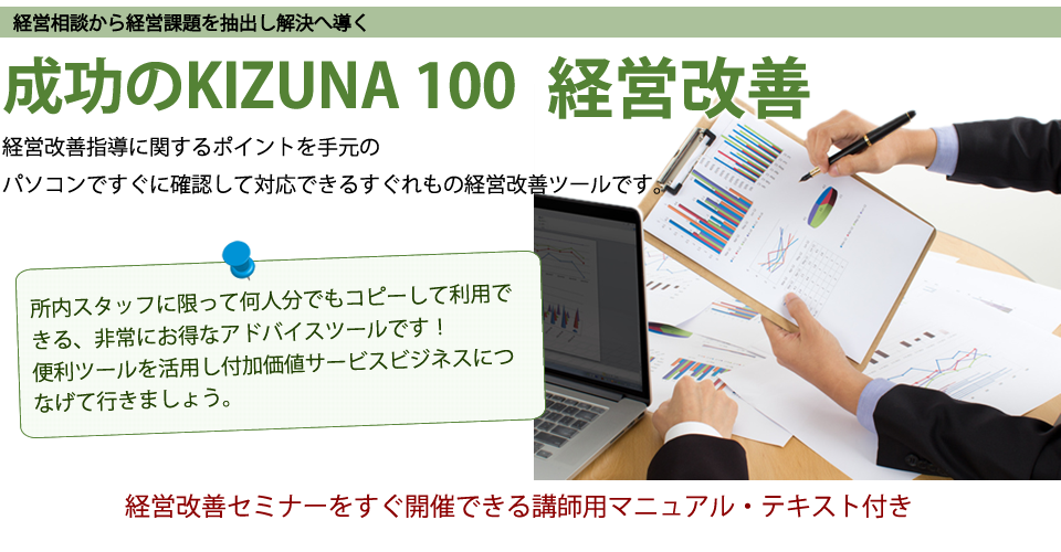 成功のKIZUNA100 経営改善